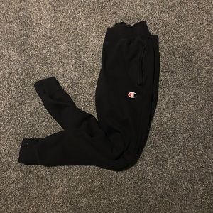 Champion Black Joggers Fleece